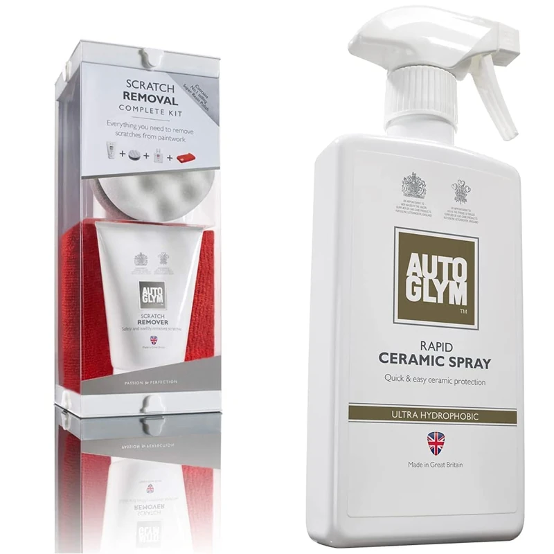 Autoglym Scratch Removal Complete Kit & Rapid Ceramic Spray, 500ml