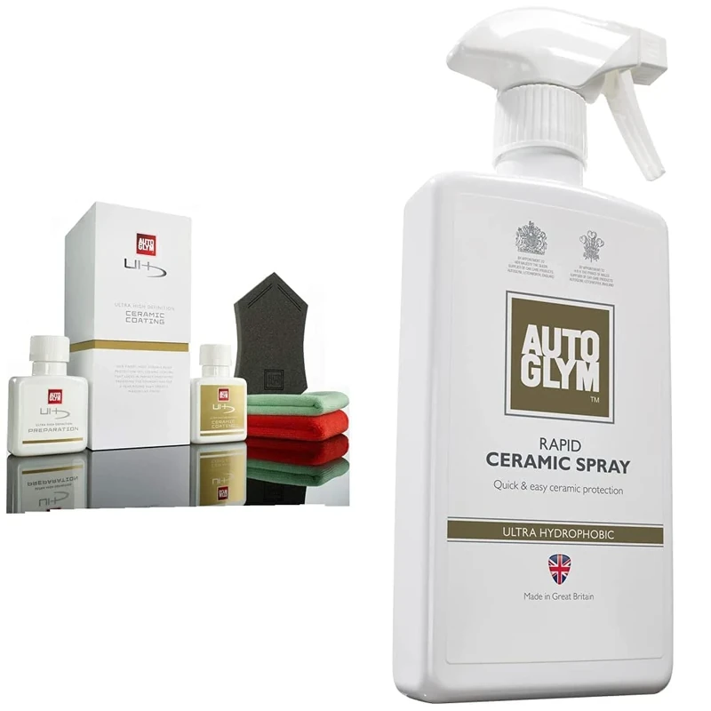 Autoglym Ultra High Definition Ceramic Coating & Rapid Ceramic Spray, 500ml