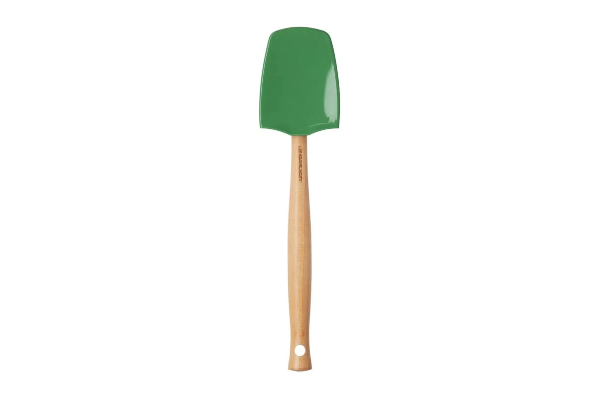 Le Creuset Craft Spatula Spoon, Large, 28 cm, Silicone, Bamboo, 42104284080000