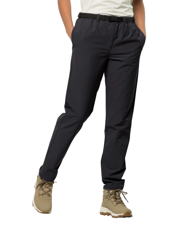 Jackwolfskin Women's Winter Walk Casual Trousers, Black, 36