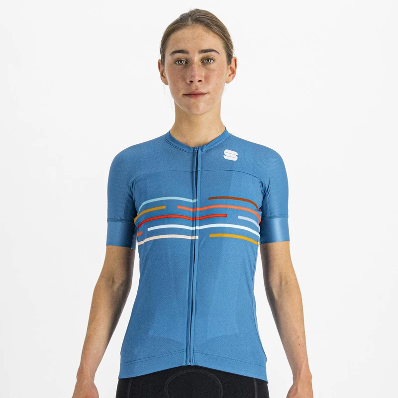 Sportful 1121032 VÉLODROME W SS JRS Sweatshirt Women's Berry Blue XXL - Image 1