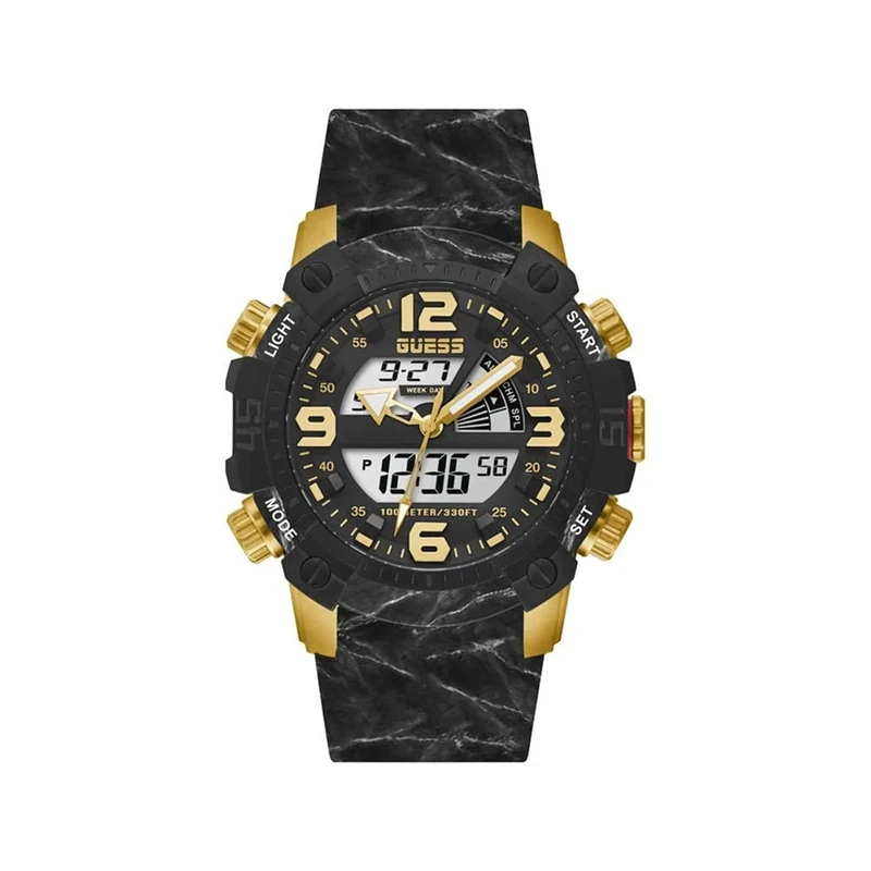 GUESS Watch GW0421G2, Gold/Black., Classic, Gold/Black, Classic