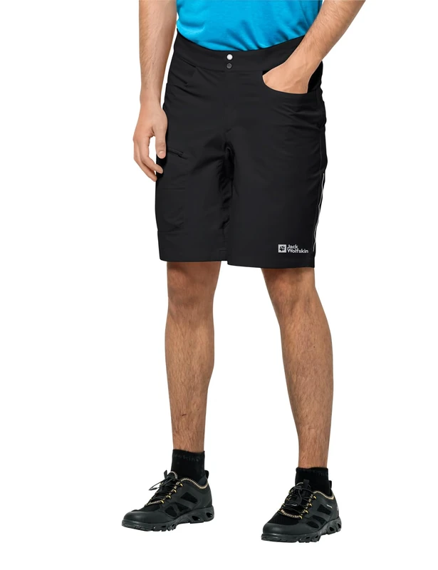 Jackwolfskin Men's Tourer Shorts, Black, 48