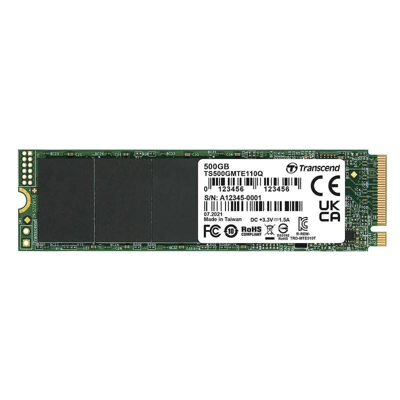 Transcend SSD MTE110Q 500GB NVMe PCIe Gen3 x4