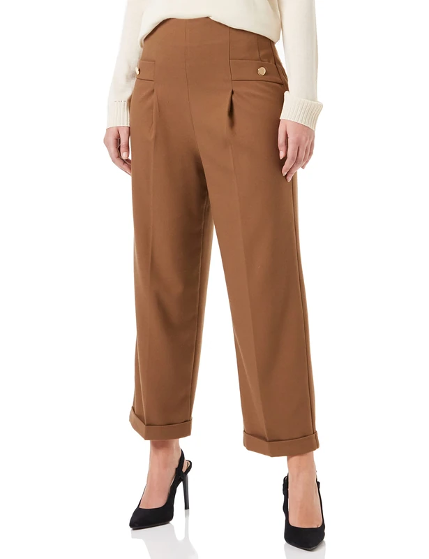 Sisley Women's Trousers 4O9BLF021 Shorts, Burnt 11Q, 38