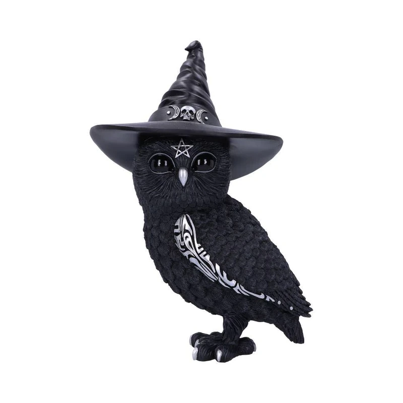 Nemesis Now Figurine Cult Cuties Owlocen Witches Hat Occult Owl - 30 cm/Figurka Cult Cuties zaczarowana sowa Owlocen - 30 cm, Black