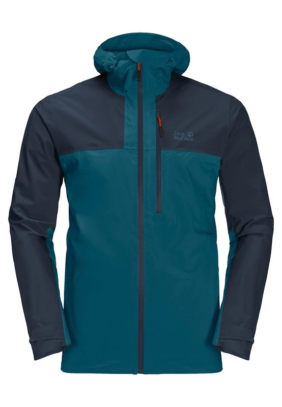Jack Wolfskin Men's Go Hike Jacket M Outerwear, Blue Coral, XL