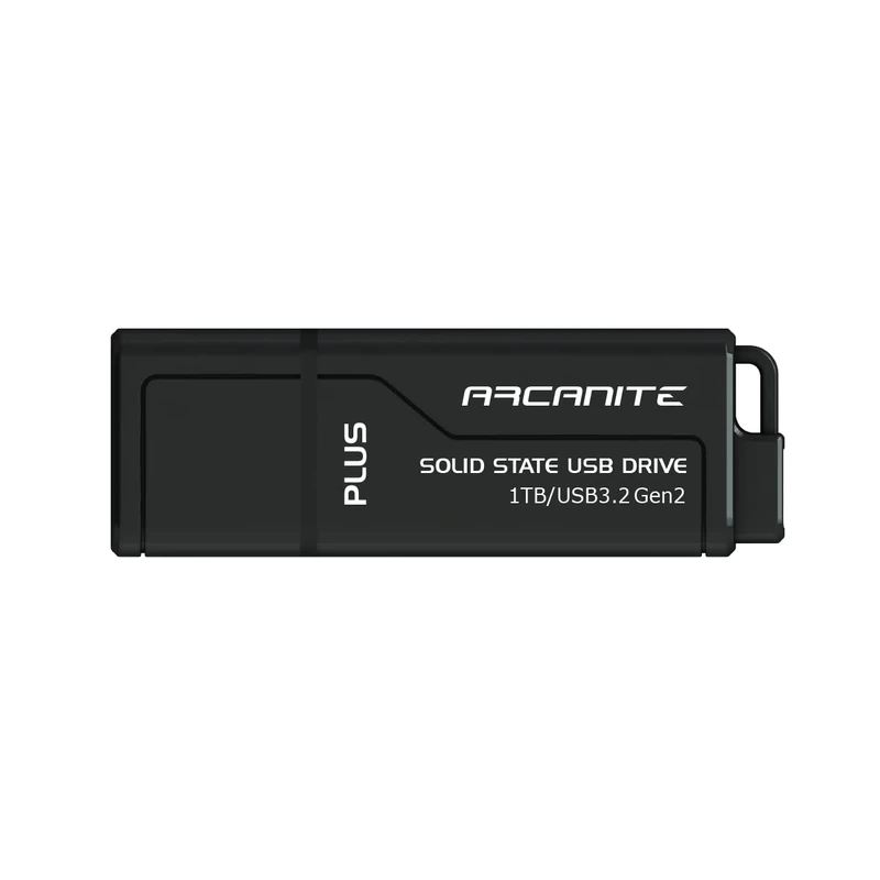 ARCANITE PLUS, 1TB Portable Solid State USB Drive, USB 3.2 Gen2 UASP SuperSpeed+. Up to 600MB/s Read, 500MB/s Write