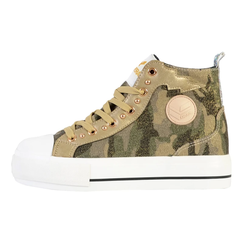 Kaporal Unisex Tattoo Sneaker, Khaki, 6 UK