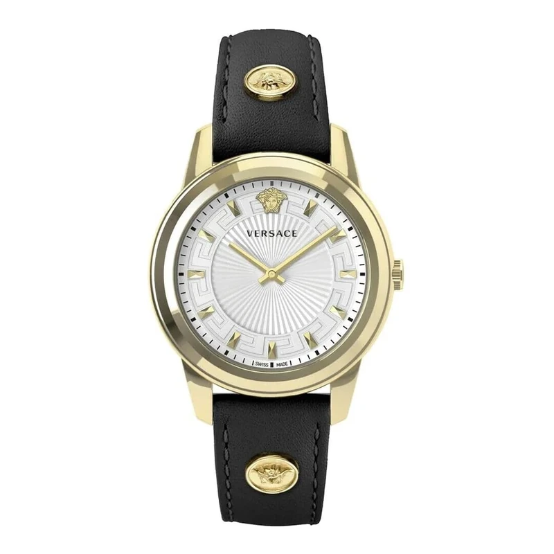 Versace Analogue Wristwatch mid-34343, Black/White, Strip