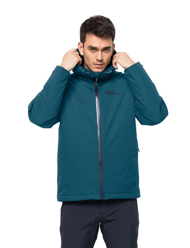 Jack Wolfskin Men's Wisper Ins JKT M Jacket, Blue Coral, L
