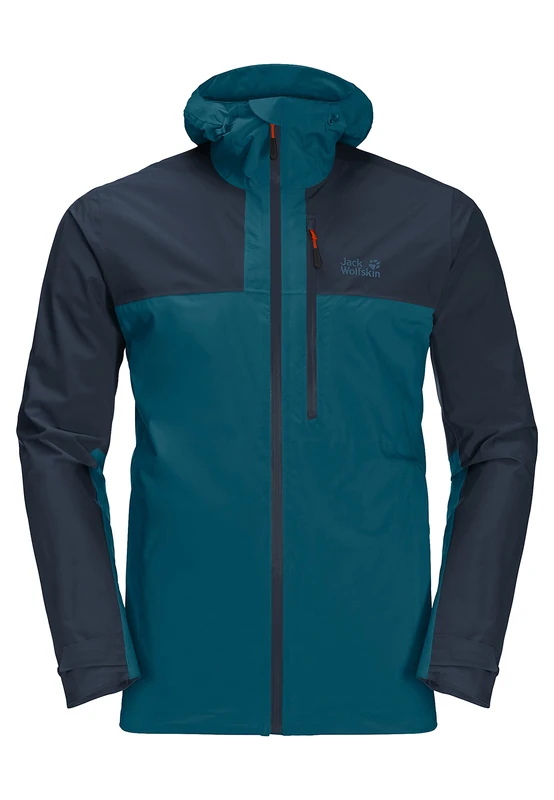 Jack Wolfskin Men's Go Hike Jacket M, Blue Coral, M