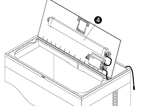 Askoll AB350105 Retrofit Kit Light Unit Pure M, White, Without Transformer
