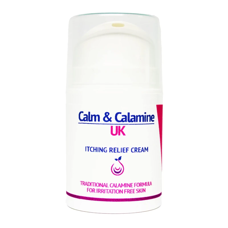 Veil Cover Cream Calm and Calamine UK | Traditional Calamine Cream for Irritated or Itchy Skin Relief 50g - Image 1