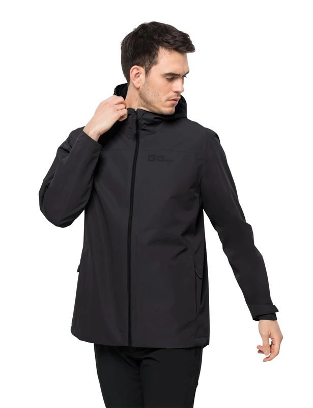 Jack Wolfskin Besler 2L Men's Jacket, Black, XXL