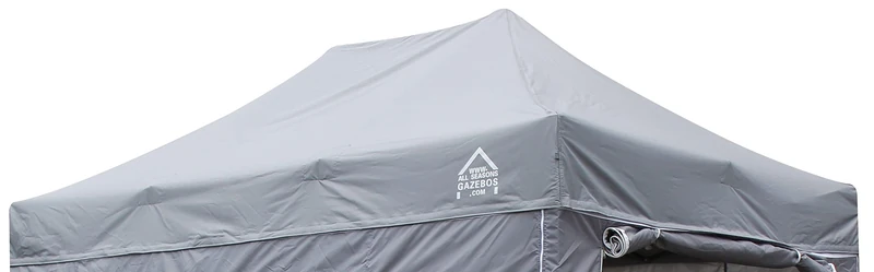 3x2 All Seasons Gazebos Spare Roof Canopy Metallic Grey - Image 1