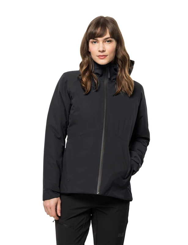 Jack Wolfskin Women's Wisper Ins Jacket, Black, XXL