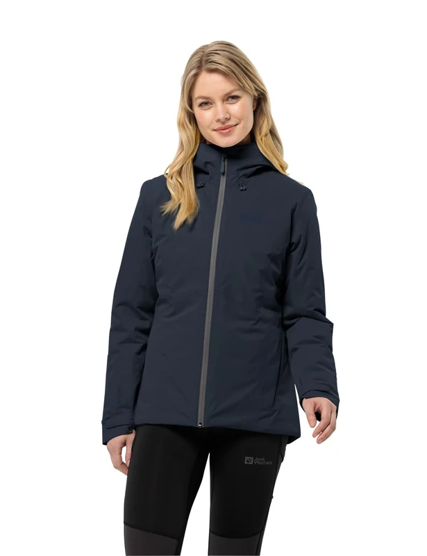 Jack Wolfskin Women's Wisper Ins JKT W Jacket, Night Blue, S