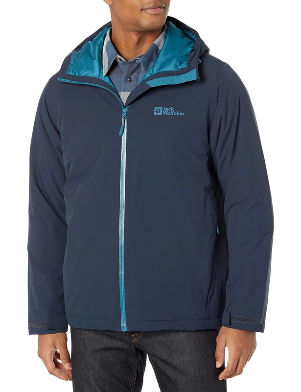 Jack Wolfskin Men's Wisper Ins JKT M Jacket, Night Blue, L - Image 1