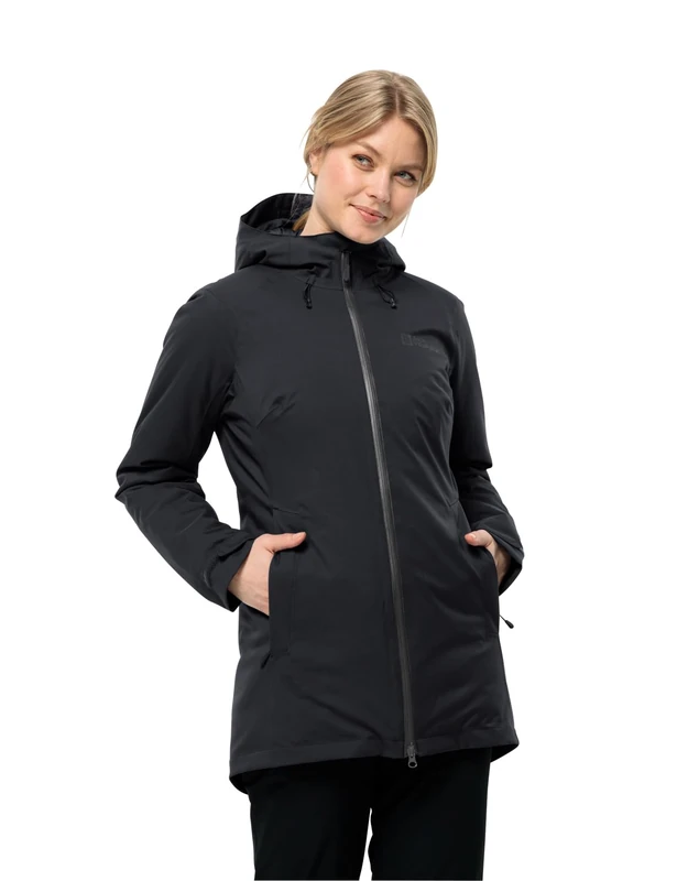 Jack Wolfskin Women's Stirnberg Ins Jacket, Black, L