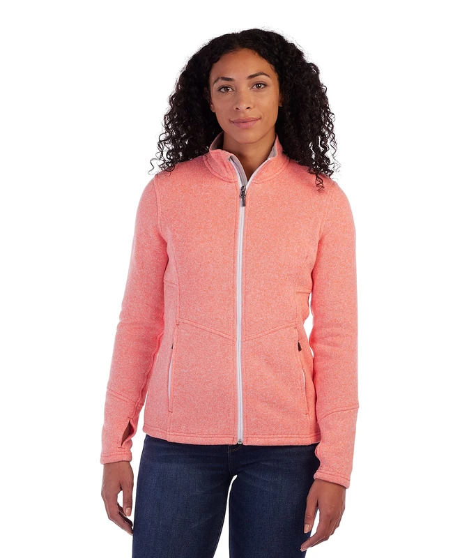 Spyder Women's Soar Fleece Jacket, Dark Pink, XS UK