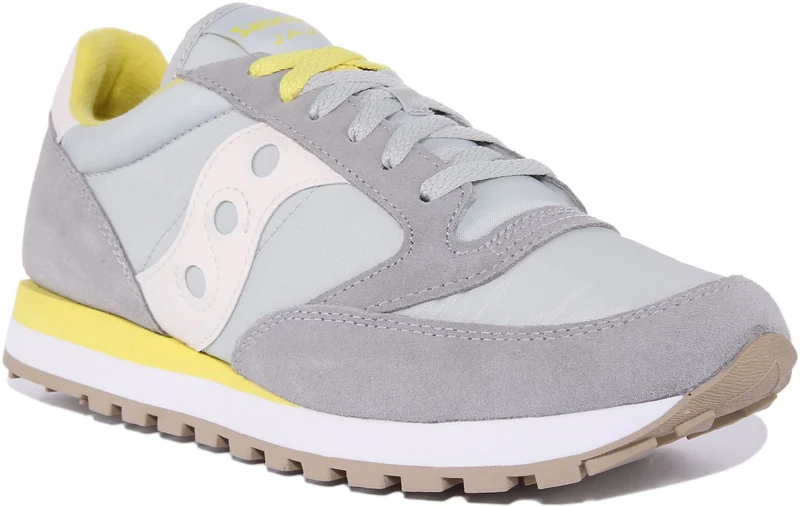 Saucony Jazz Original Sneakers Code S2044-641 Navy Cam/Fabric 35.5 EU Men, Light Gray Yellow, 6 UK