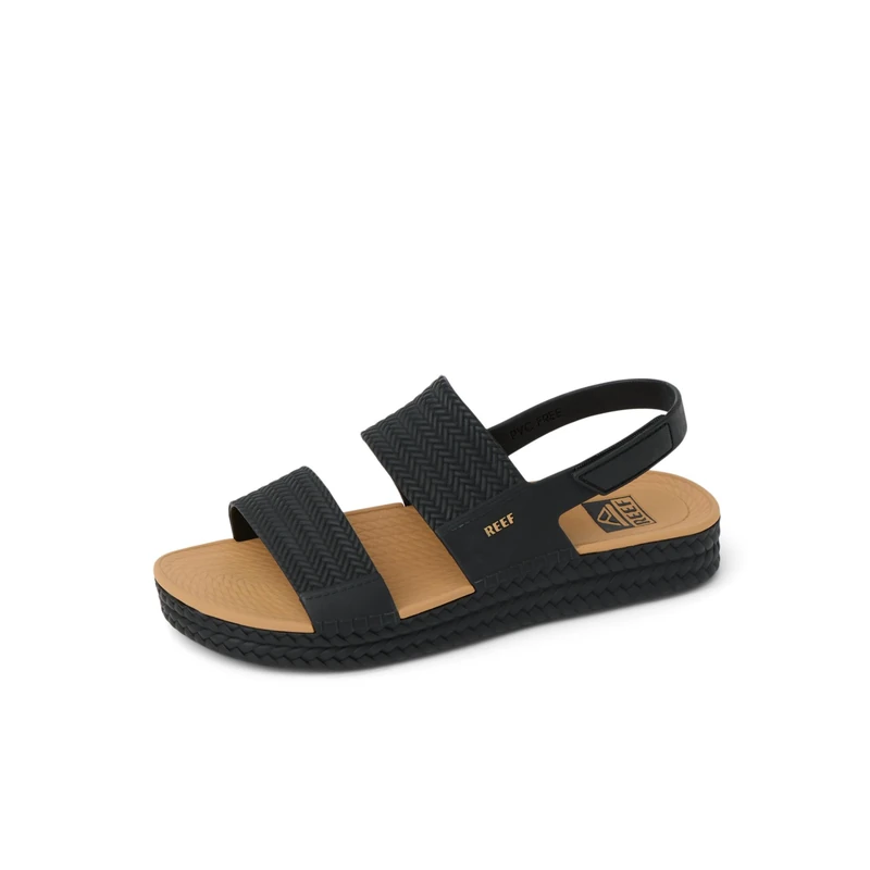 Reef WOMENS SANDALS, WATER VISTA, BLACK/TAN, 9 UK