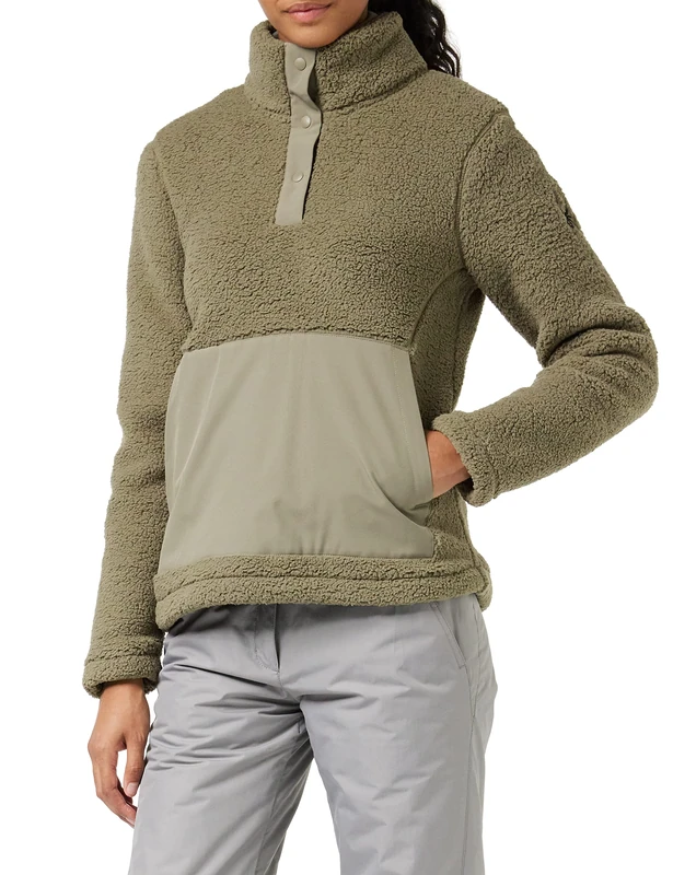 Spyder Women's Slope Fleece Jacket, Silver, S UK