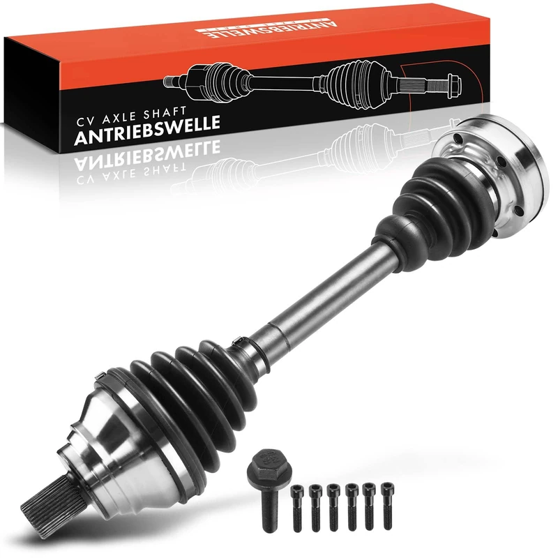 Frankberg Joint Kit Drive Shaft CV Joint Kit Mitout ABS Ring Front Left Compatible with A3 8P1 Golf VI 5K1 Pas.sat CC 357 Tou.ran 1T1 1T2 1T3 Oct.avia II 1Z3 1Z5 Leon 1P1 Replace# 3C8407271