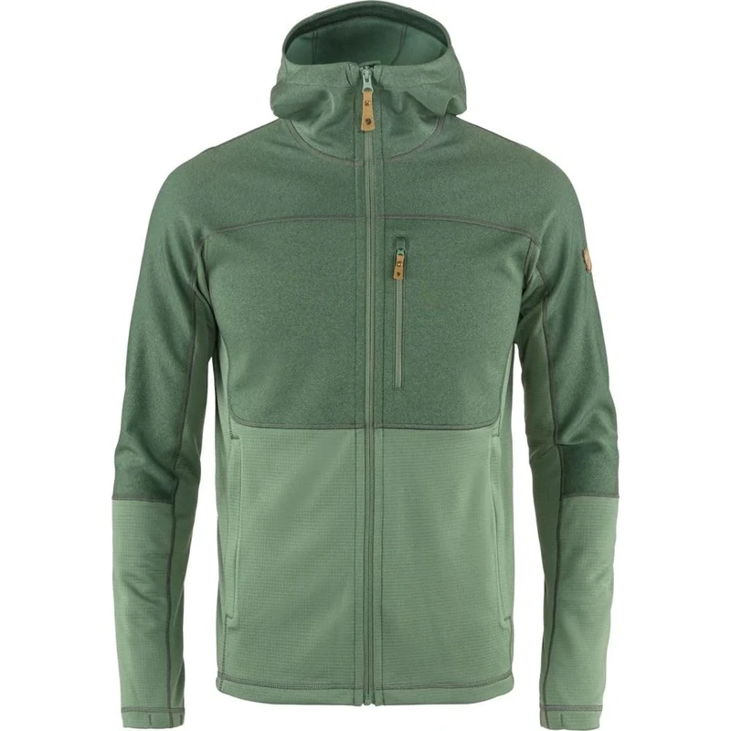 Fjällräven Abisko Trail Fleece M Jacket for Men, Patina Green, XL