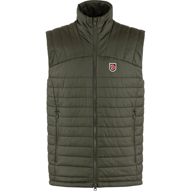 FJÄLLRÄVEN Men's Expedition X-lätt Vest M Sports, Dark Forest Green, XS