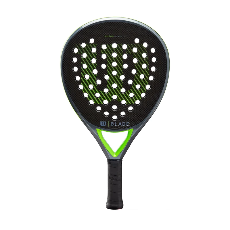 Wilson Blade LT Padel Racket, Carbon fibre/EVA, 355 g, Neon green