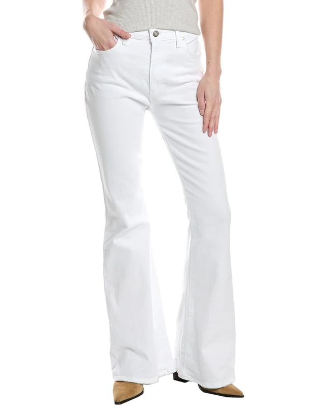 Hudson Women's Holly High Rise Flare Jean Rp, White Horse, 24