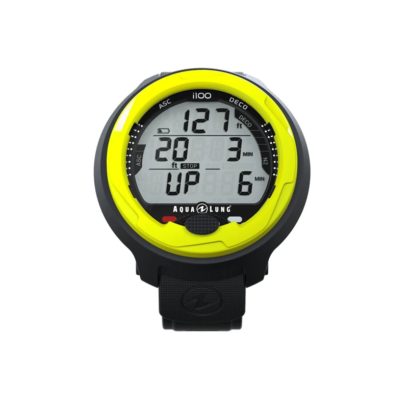 Aqualung I100 Unisex Dive Computer, Intuitive one-button navigation, Four operating modes, Altitude adjustment, Aqua Lung Diving Watch ideal for scuba diving