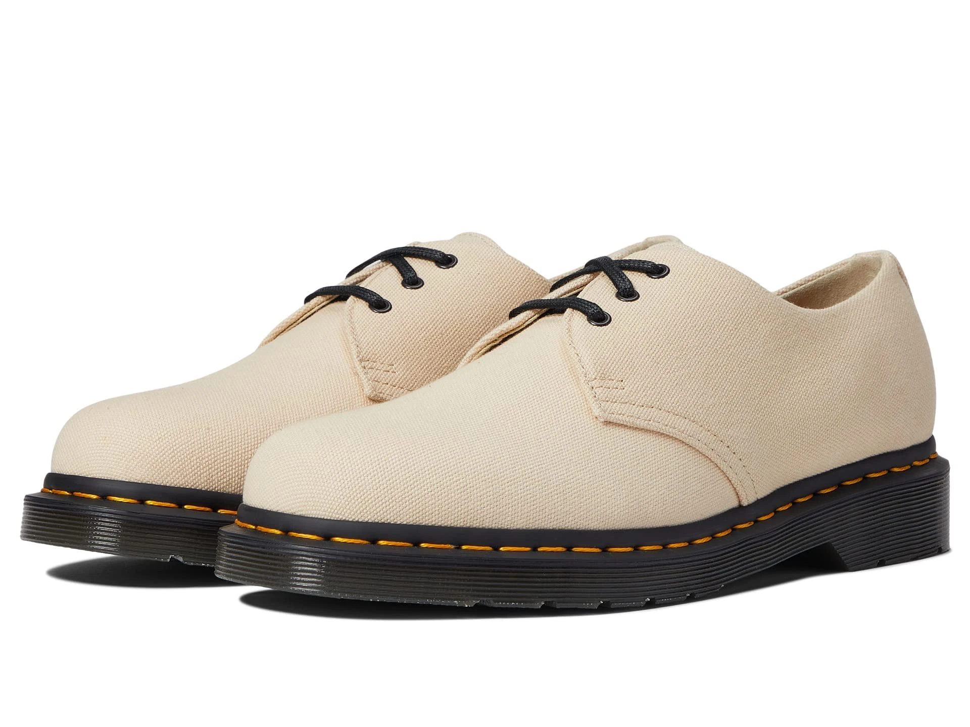 Dr. Martens 1461 Natural Canvas Oxford Shoes