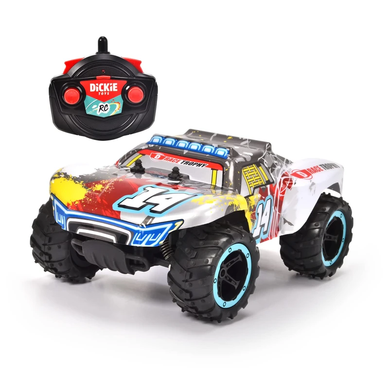 Dickie Toys Race Trophy, RTR, Racing Car, Car, Vehicle 201105004 Multicoloured