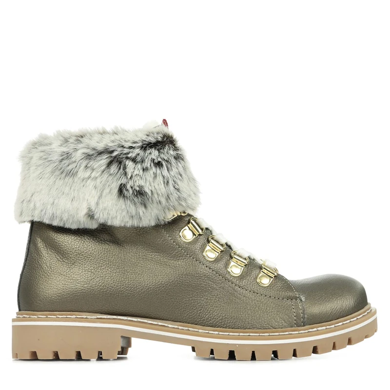 LES TROPEZIENNES PAR M. BELARBI Women's Lacen Ankle Boot, Bronze, 8.5 UK
