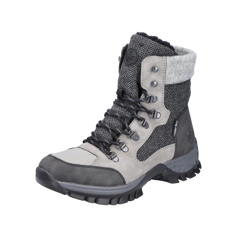 Rieker Women's M9842 Trekking Boots, Gray, 4 UK