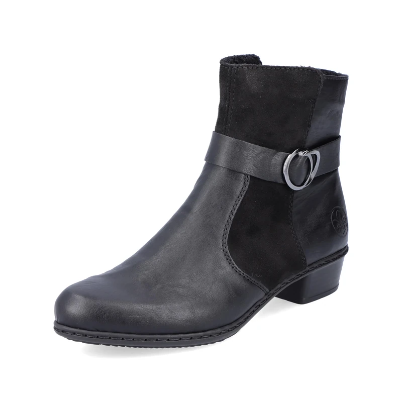 Rieker Women's Y0777Fashion Boots, black, 4 UK