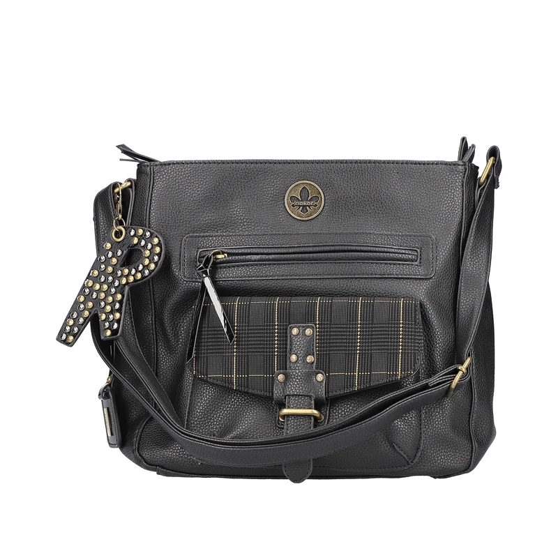 Rieker Women's H1340 Shoulder Bag, black, S
