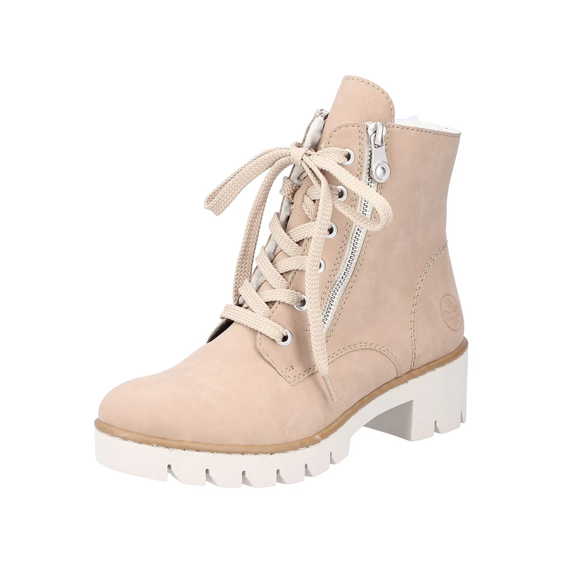 Rieker Women's X5714Biker Boots, beige, 5 UK