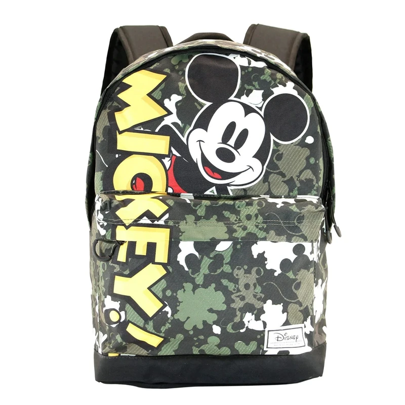 Disney Mickey Mouse Surprise-FAN HS Backpack, Military Green, 18 x 30 x 43 cm, Capacity 22 L