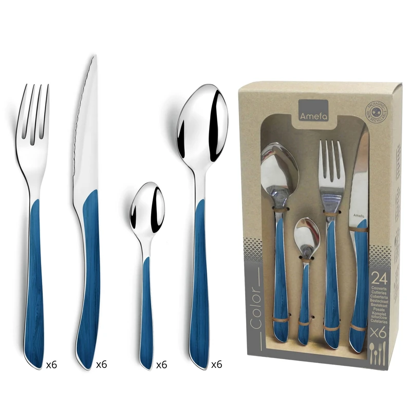 Amefa ECLAT Nature, 24 Piece Cutlery Set, 6 People - Image 1