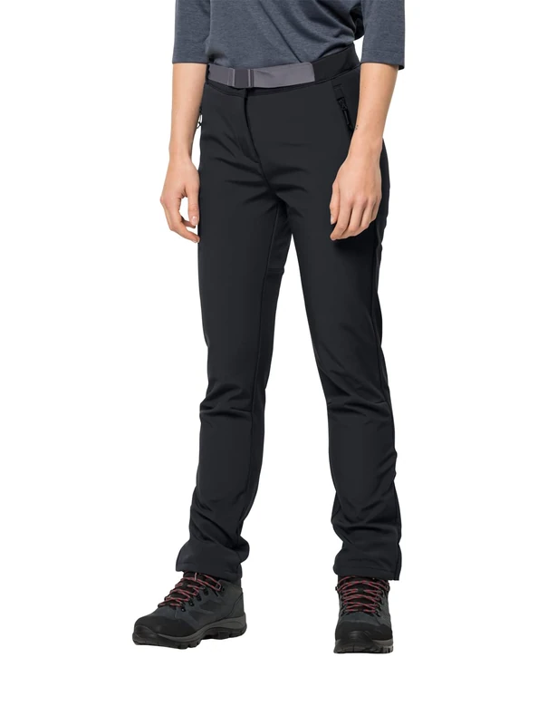 Jack Wolfskin Women's Stollberg Trousers, Black, 46