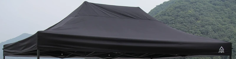 3x4.5 All Seasons Gazebos Spare Roof Canopy Black (3x4.5BlackSpareRoof)