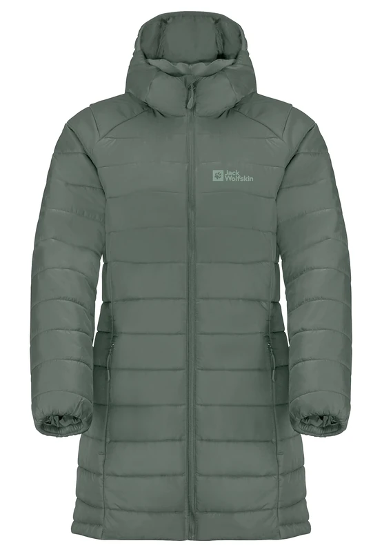 Jack Wolfskin Bergland Women's Hedge Green S Outdoor Hardshell Jacket - Image 1