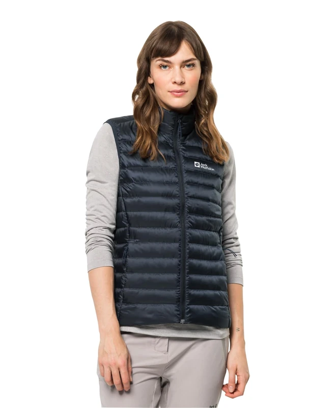 Jack Wolfskin Women's Pack & Go Down Vest, Night Blue, M
