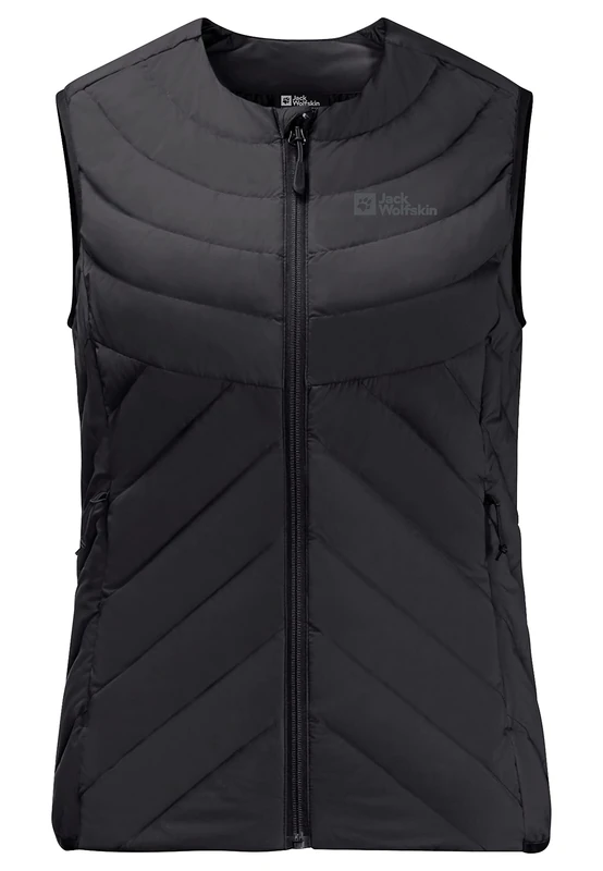 Jack Wolfskin Women's Athletic Down Vest, Black, S