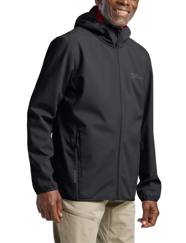 Jack Wolfskin Bornberg Men's Jacket, Phantom, XL