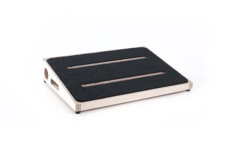 Ruach Natural Birch Hardwood Wooden Pedalboard and Carry Case Size 2.5